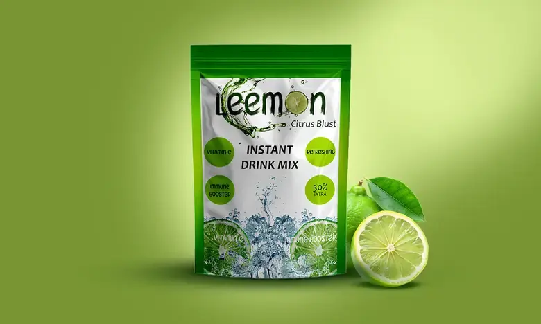 Modern drink mixing products packaging